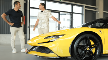 Hamid Mossadegh Ferrari SF90 tiny